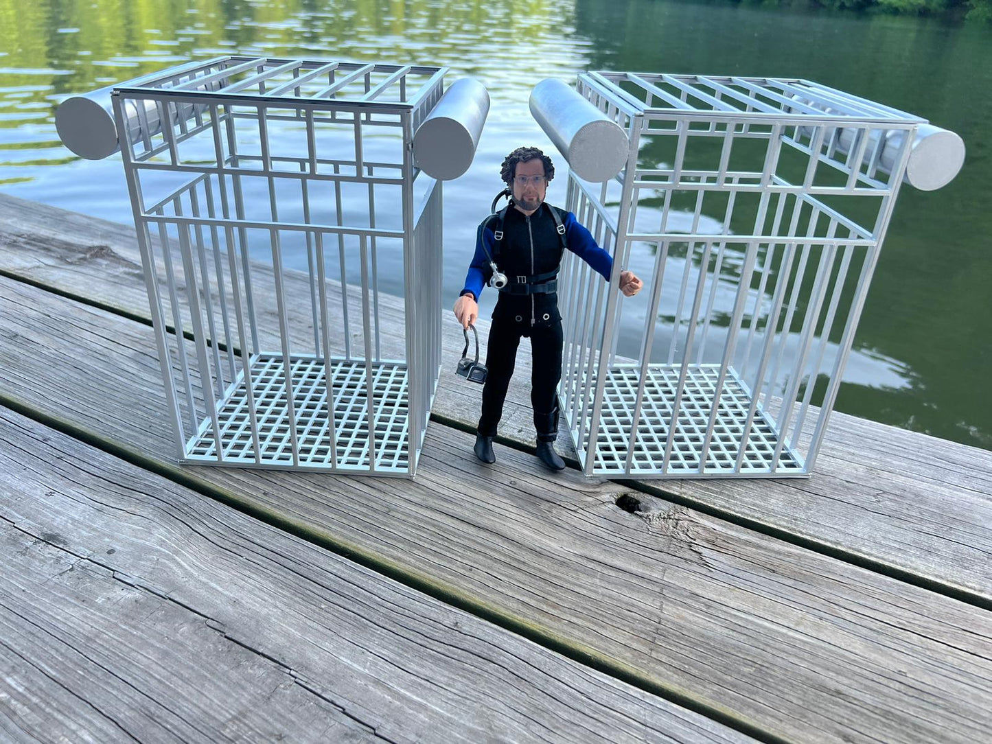 Hooper's anti-shark cage (NECA scale)
