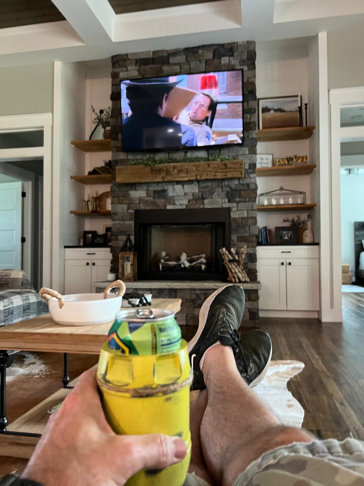 Yellow Barrel Koozie & Coaster Set