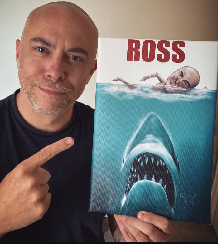Personalised JAWS Poster Artwork