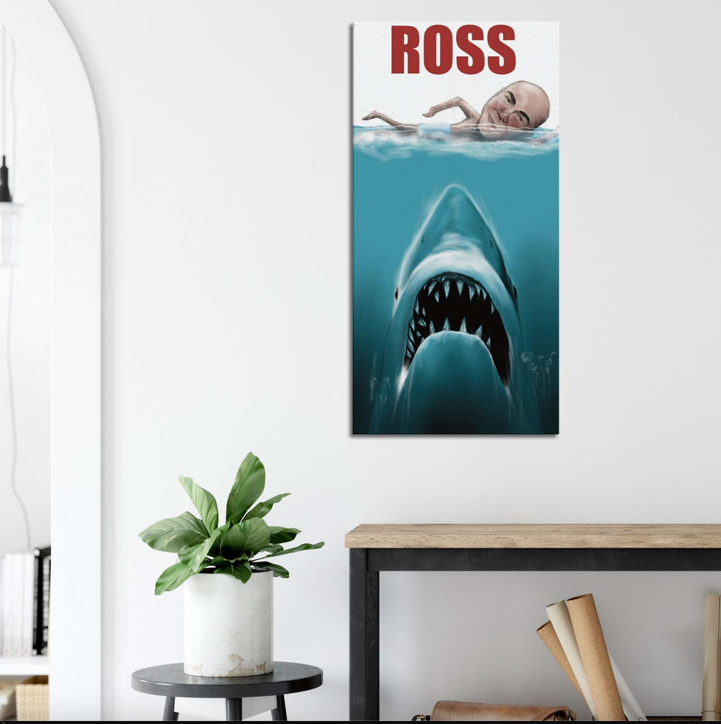 Personalised JAWS Poster Artwork